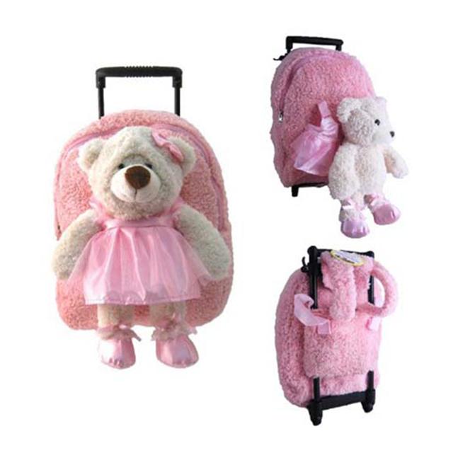 Plush Toy Bear School Bag